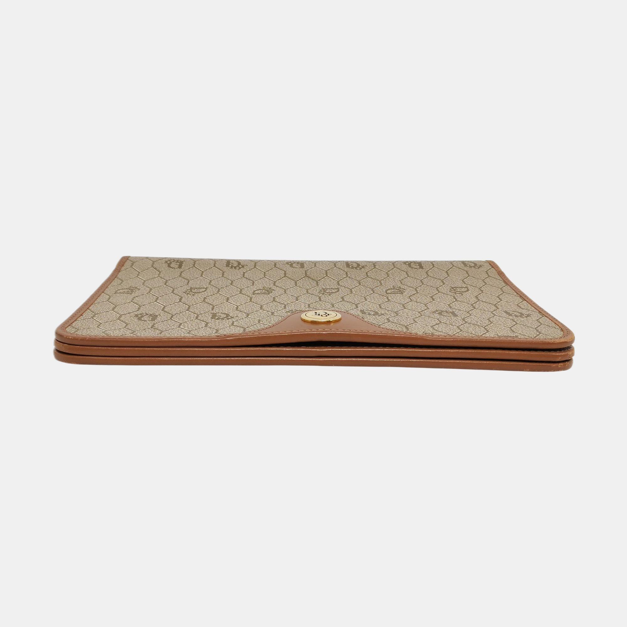 Vintage Honeycomb Coated Canvas Brown