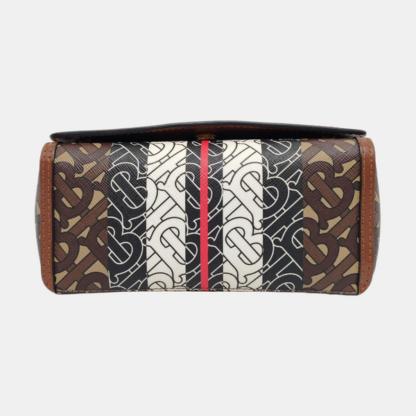Crossbody Bag Coated Canvas Multicolor