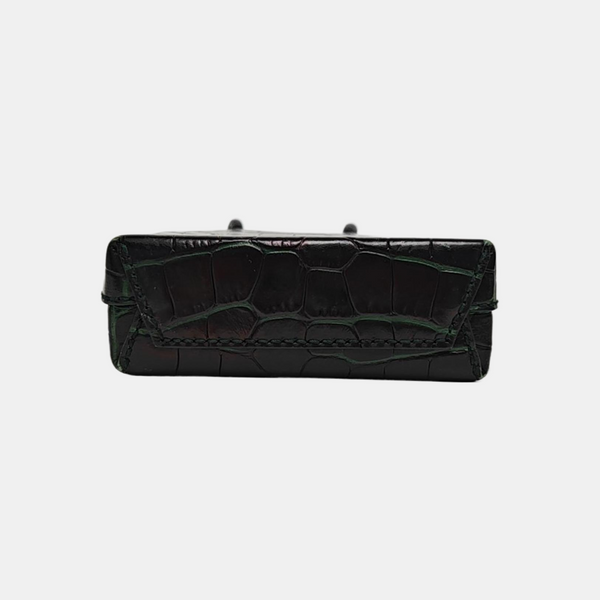 Shopping Bag Calfskin Green