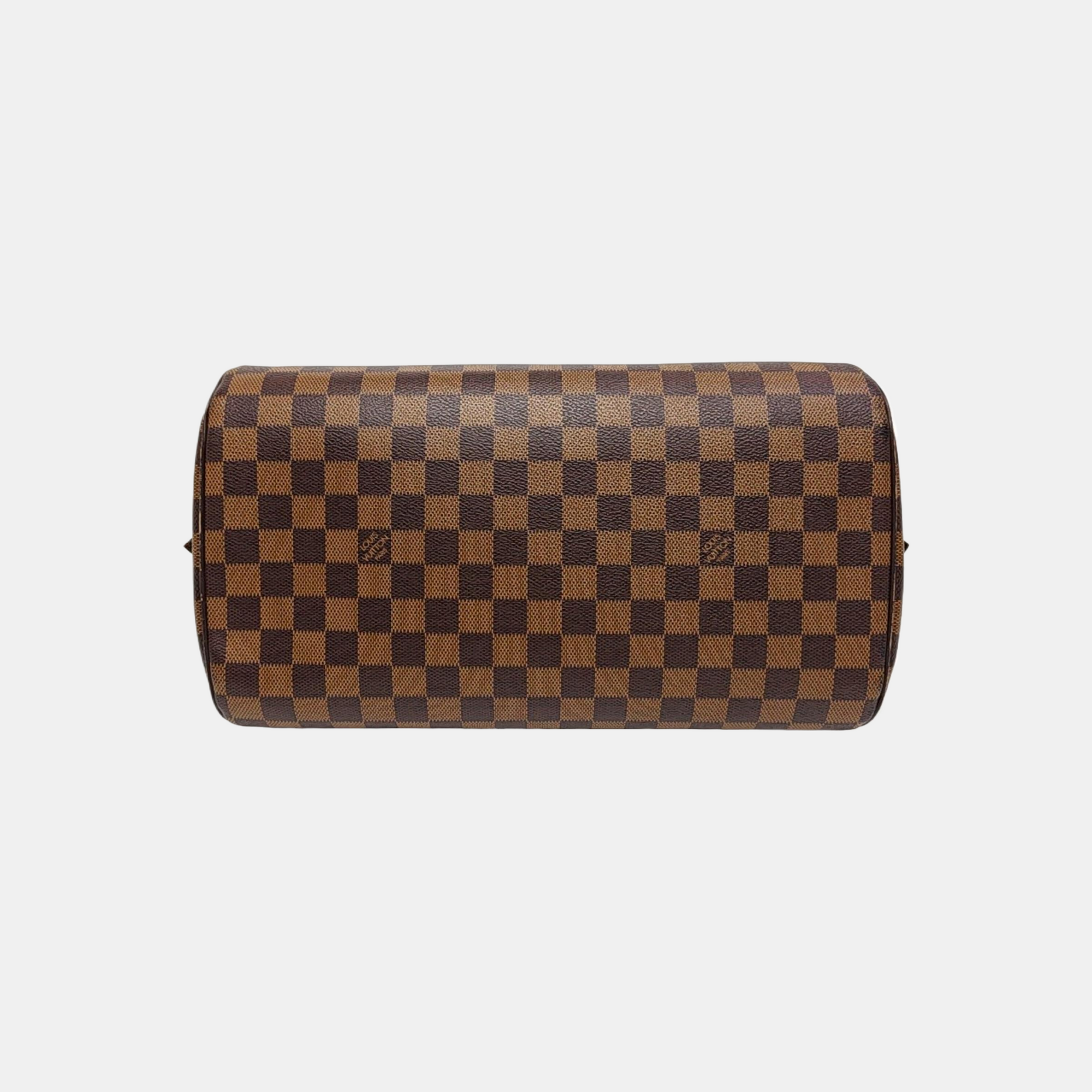 RIBERA MM Damier Ebene Coated Canvas Brown