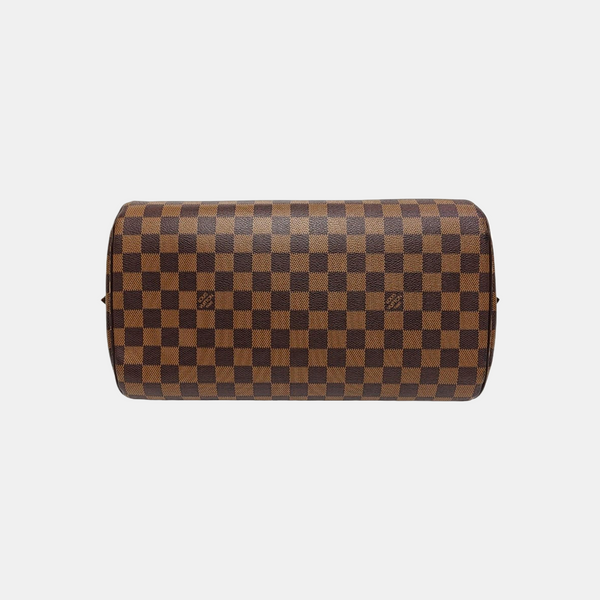 RIBERA MM Damier Ebene Coated Canvas Brown