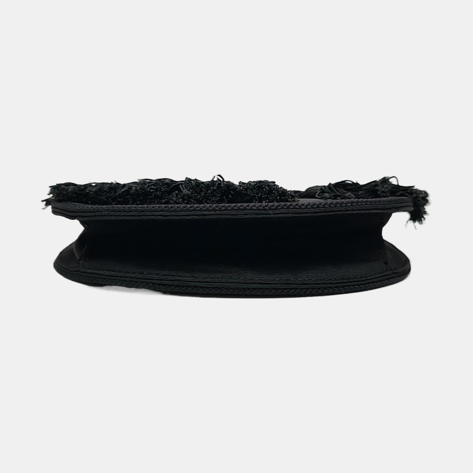 Fabric Shoulder Bag Black