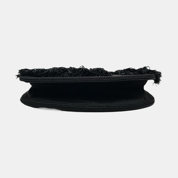 Fabric Shoulder Bag Black