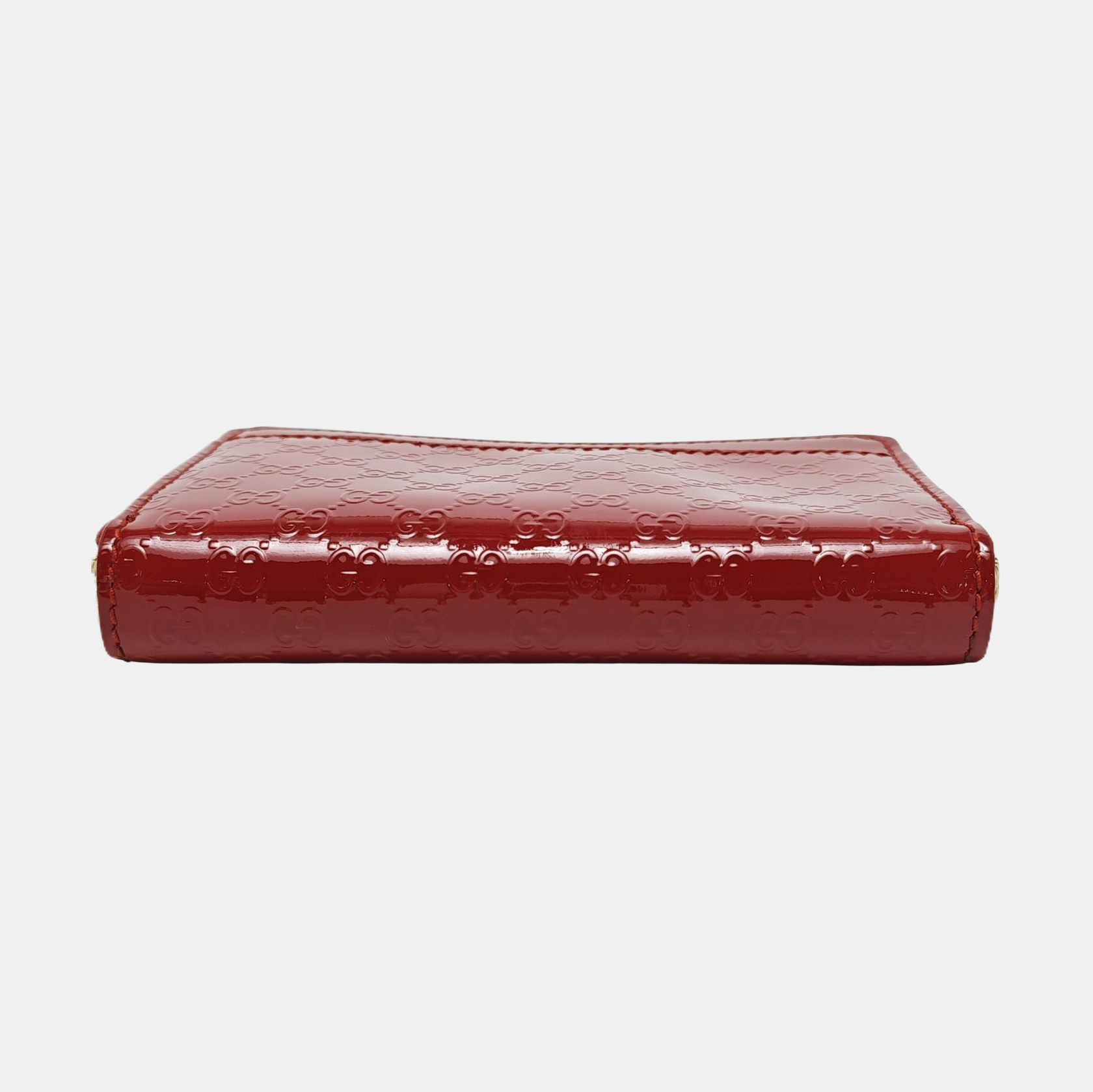 Monogram Patent Leather Coin Purse Red