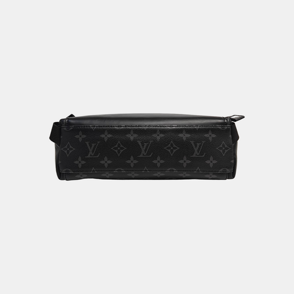 VOYAGER PM Monogram Coated Canvas Black