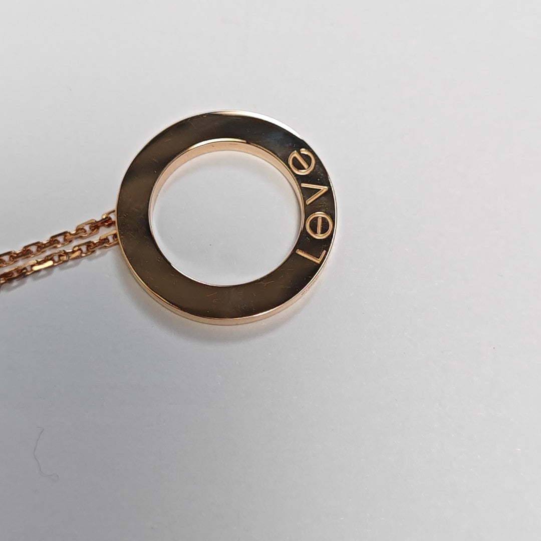 LOVE 18k Rose Gold Necklace