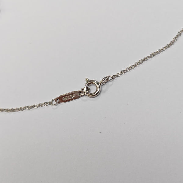 Elsa Peretti 18k White Gold Silver Necklace