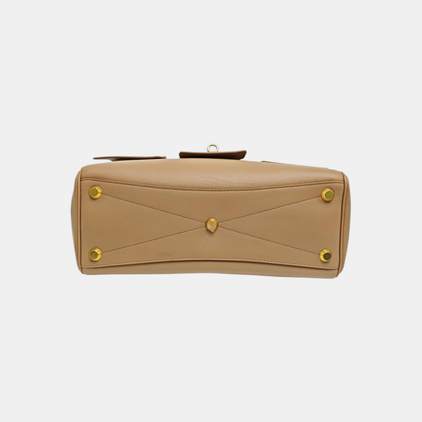 BEL AIR Small Calfskin Beige