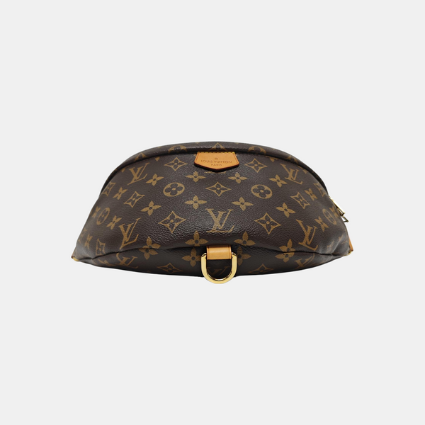 BUMBAG Monogram Coated Canvas Brown
