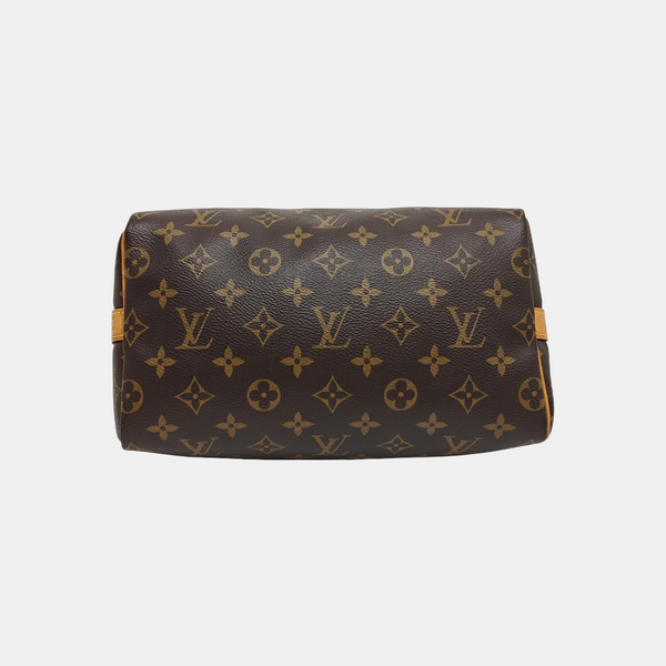 SPEEDY 25 Monogram Coated Canvas Brown