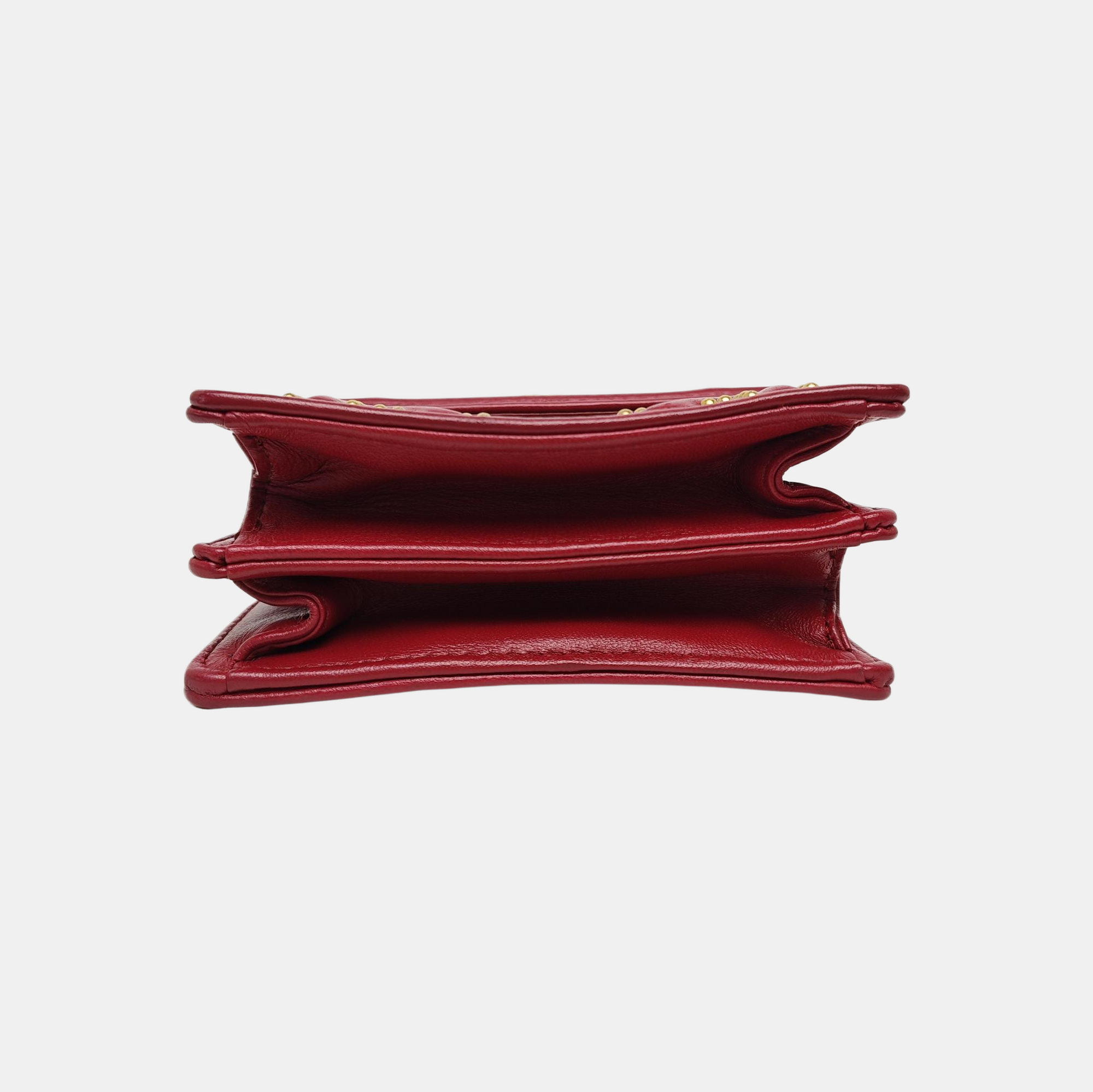 Diorama Cannage Calfskin Red