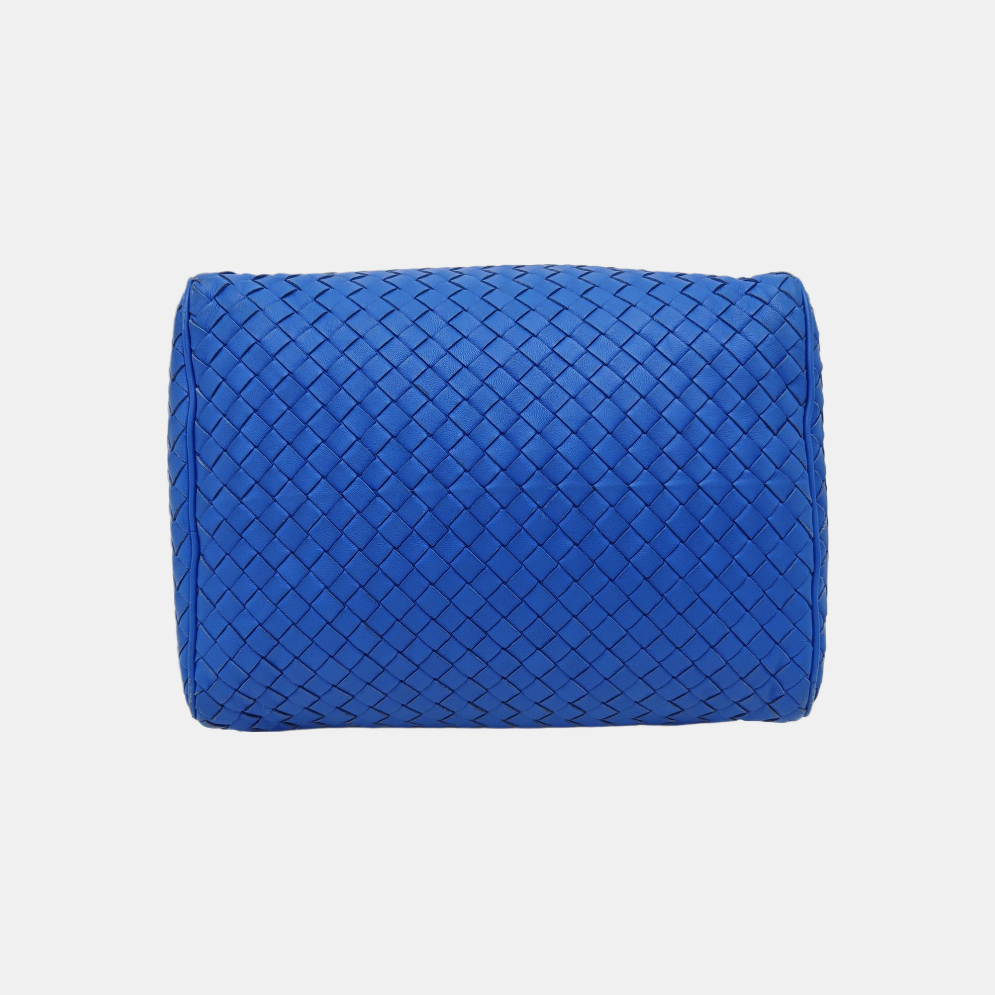 Calfskin Shoulder Bag Blue