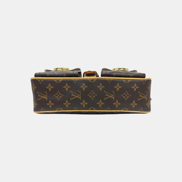 HUDSON PM Monogram Coated Canvas Brown