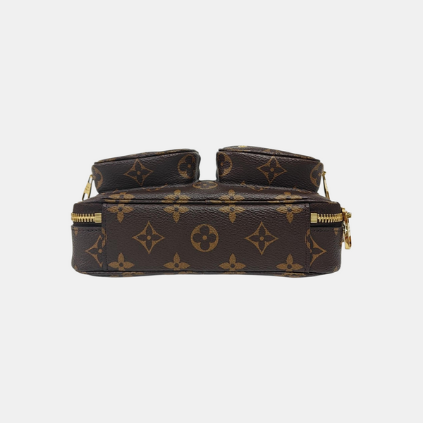 UTILITY Monogram Coated Canvas Brown