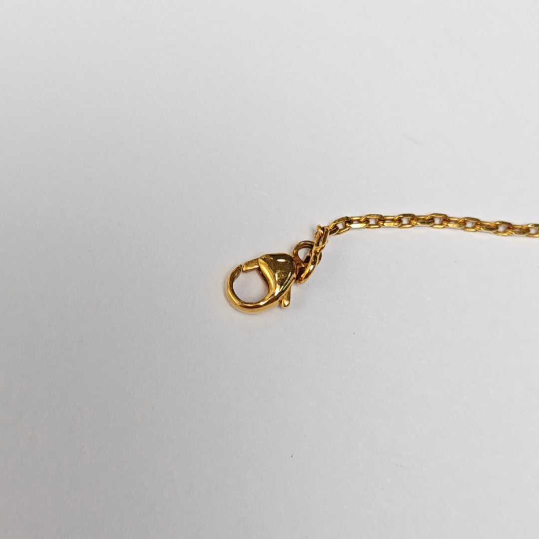 Pop H Metal Gold Necklace