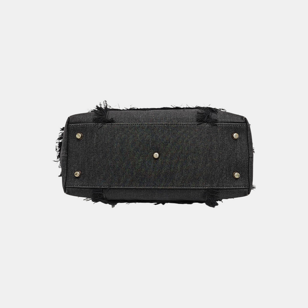 Canvas Top Handle Bag Large Multicolor