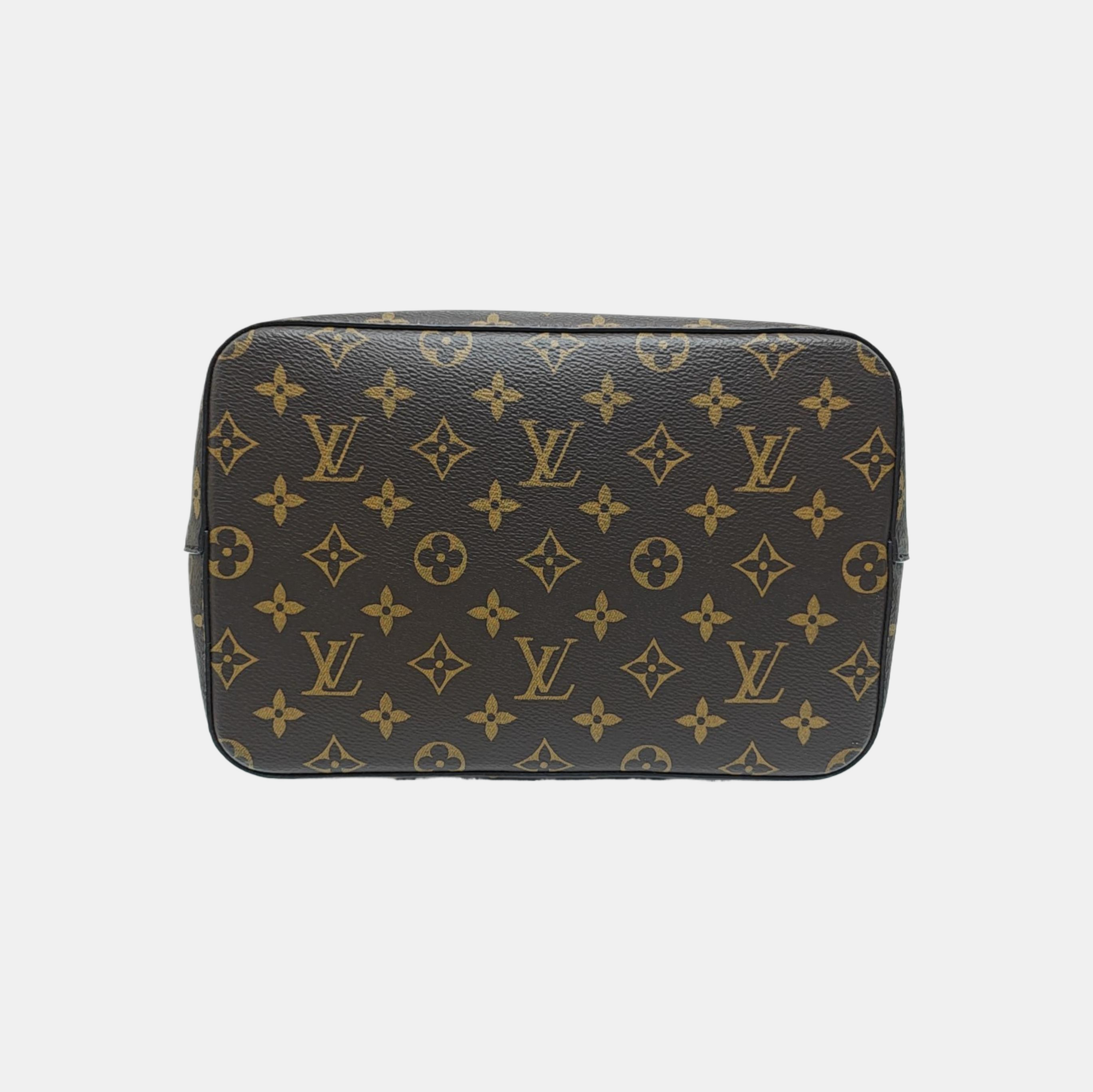 NÉONOÉ MM Monogram Coated Canvas Brown