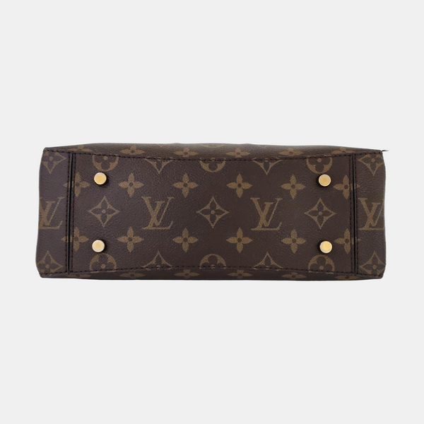 ONE HANDLE Monogram Coated Canvas Brown