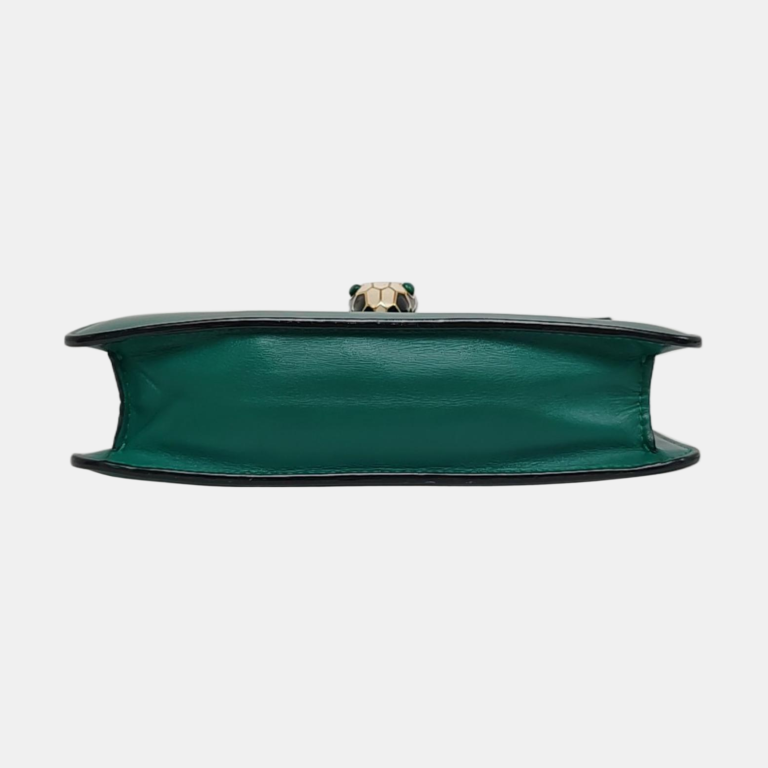 SERPENTI FOREVER Small Stingray Leather Green
