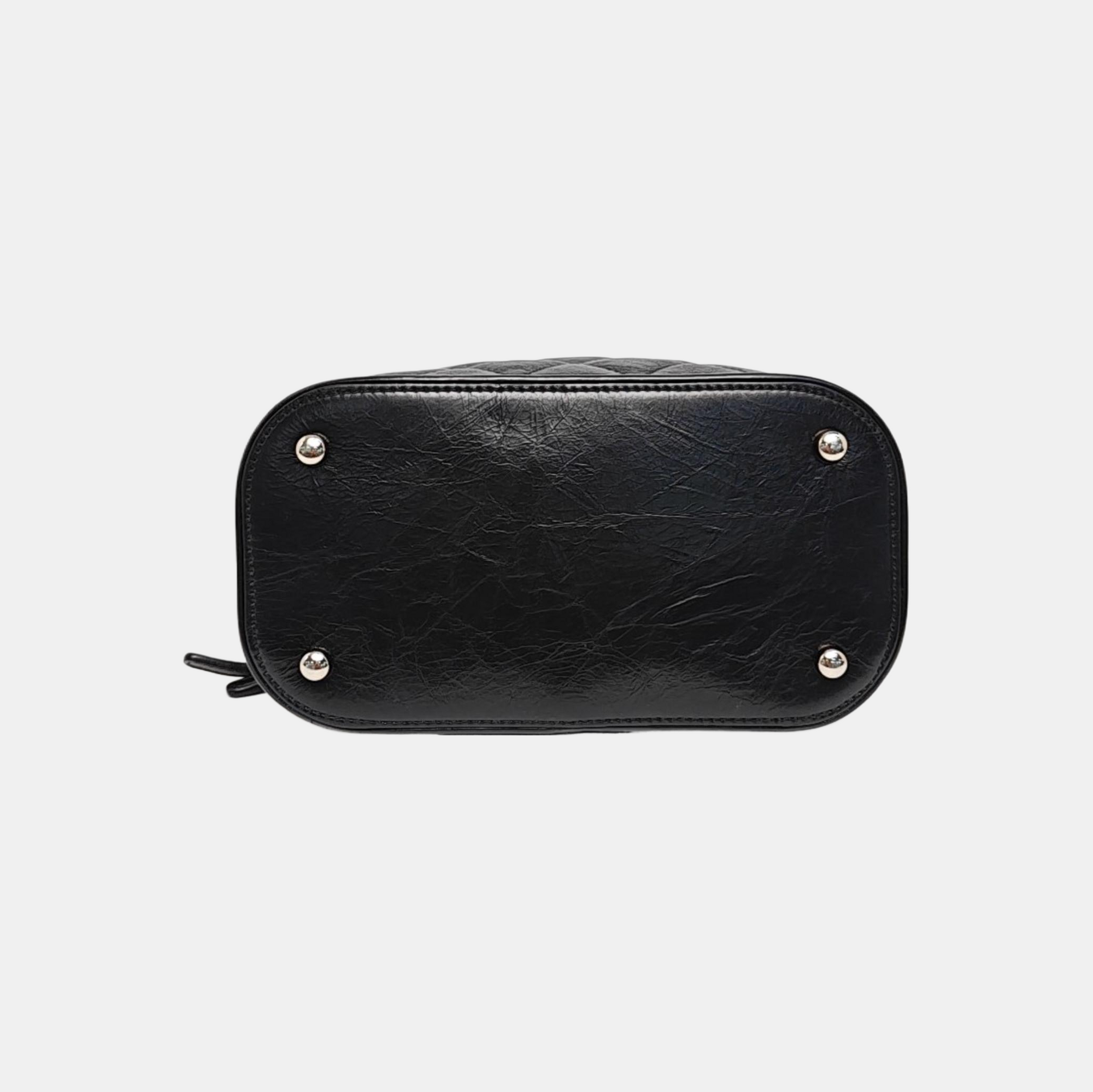 AQUARIUM Quilted Calfskin Black