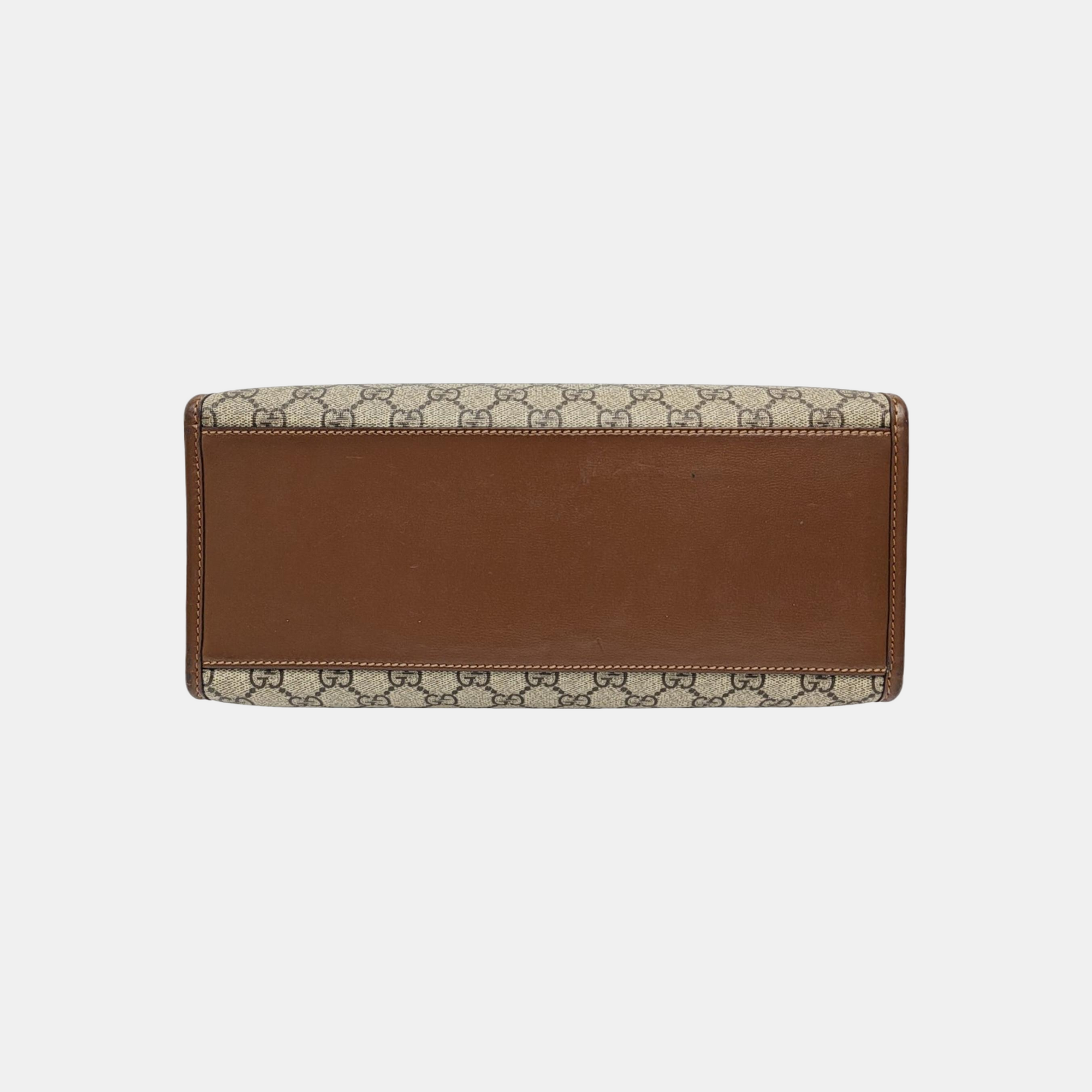 Retro Small Monogram Coated Canvas Brown