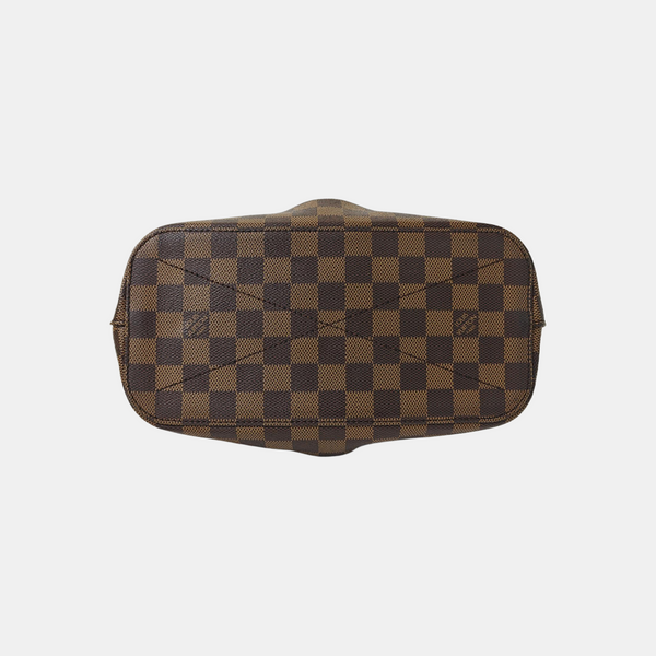 SIENA Damier Ebene Coated Canvas Brown