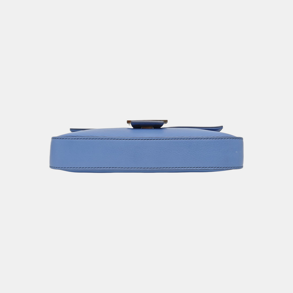 Baguette Medium Calfskin Blue