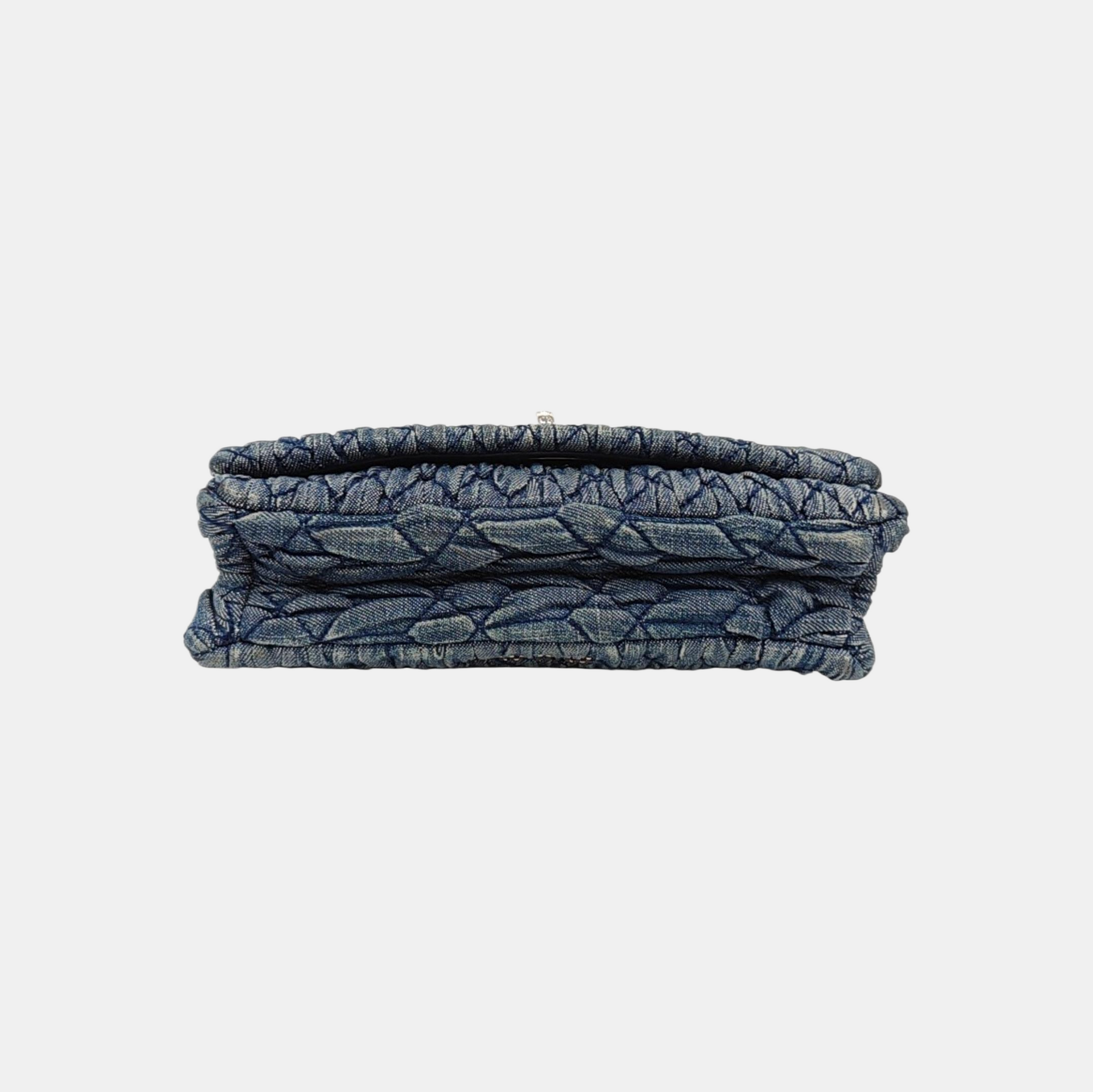 Crystal Quilted Denim Blue
