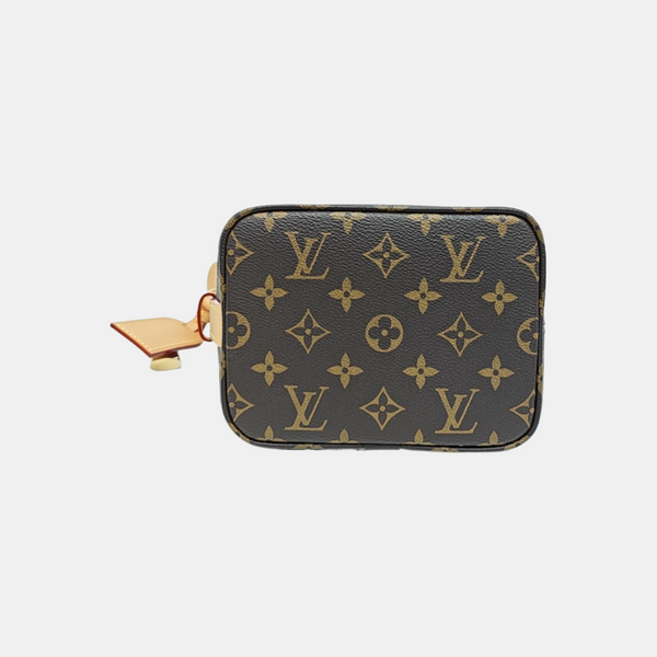 ALL IN Monogram Coated Canvas Brown