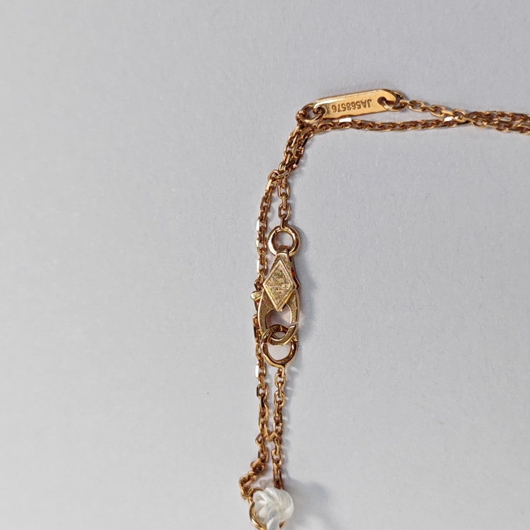 Sweet Alhambra 18k Rose Gold Necklace