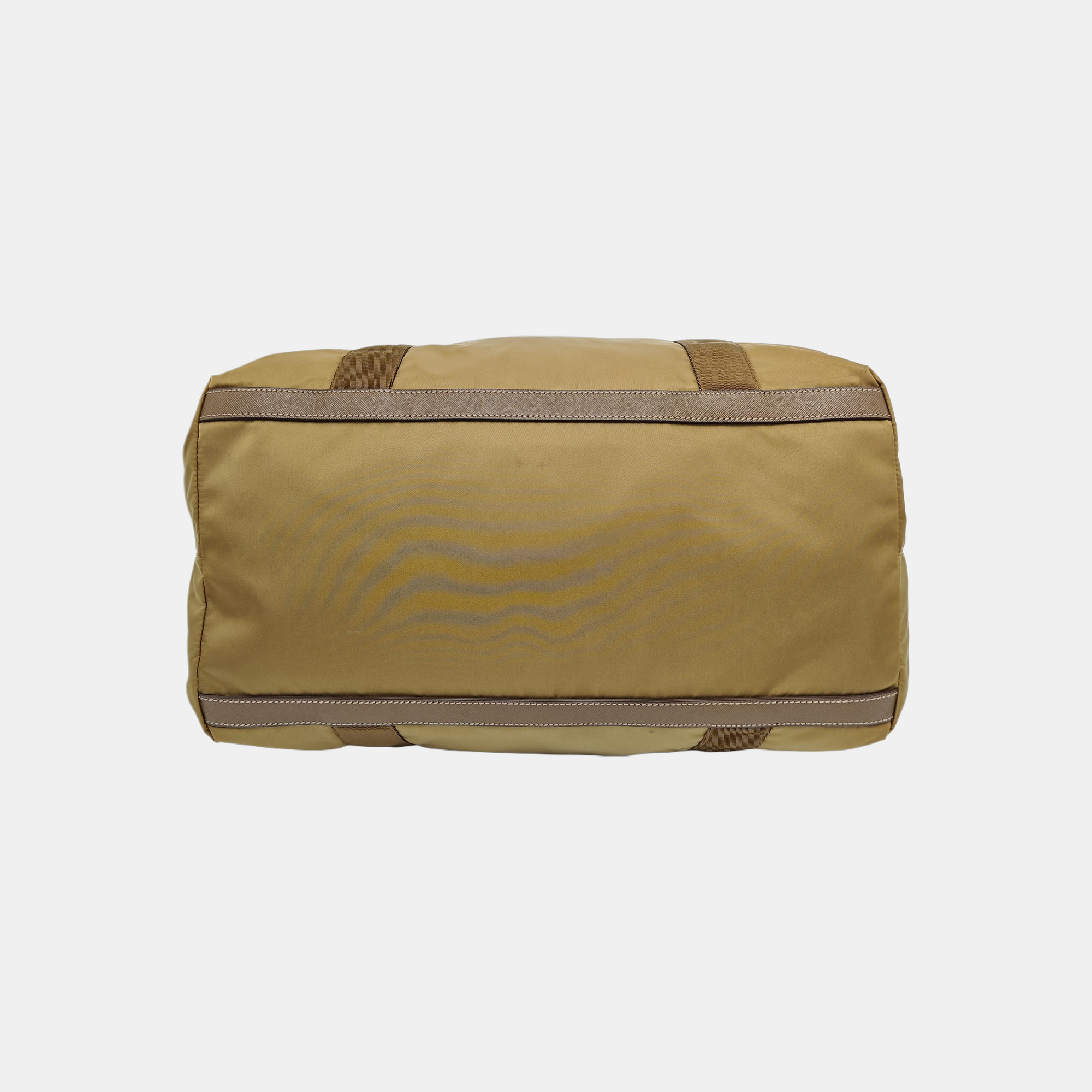 Nylon Tote Bag Beige