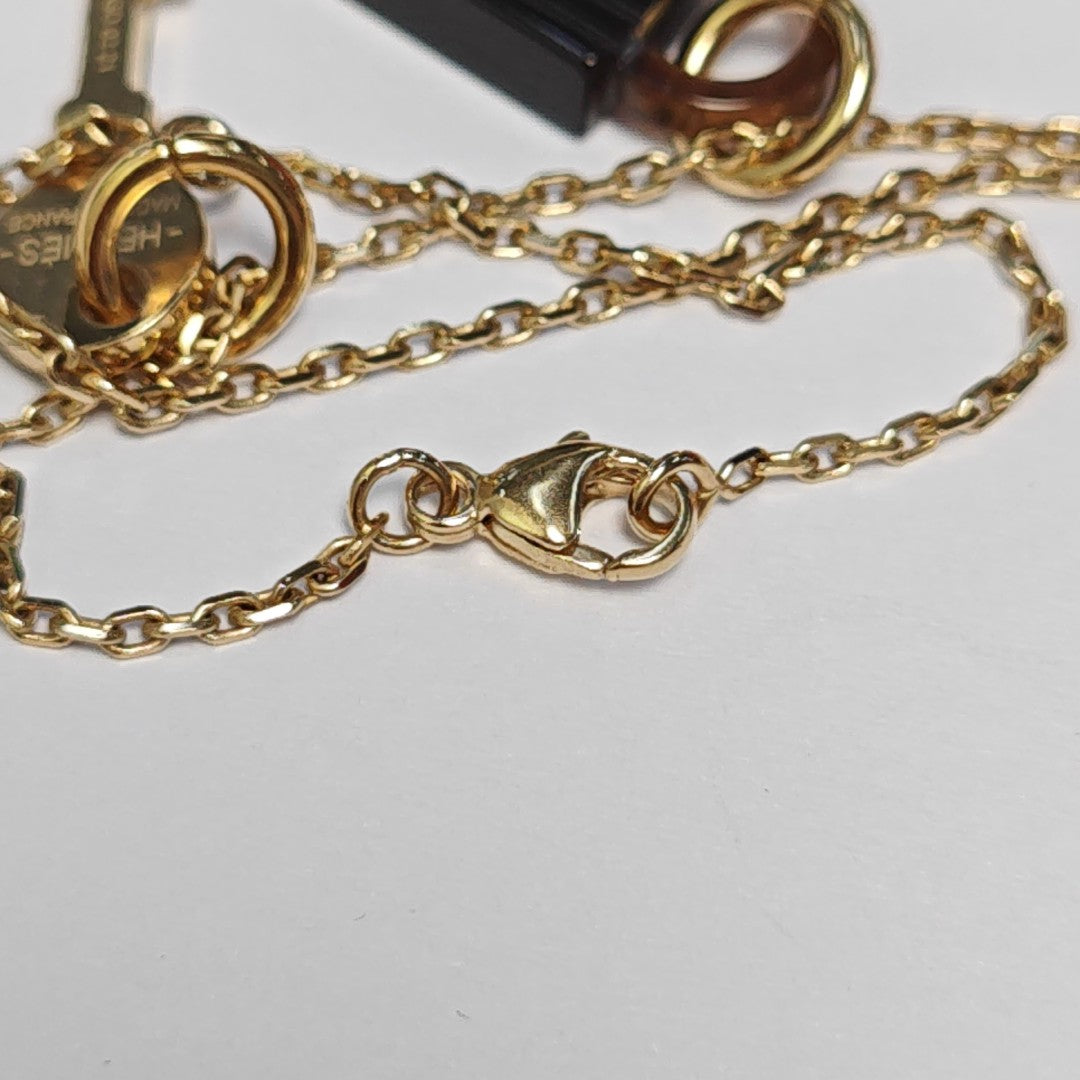 Amulette Maroquinier Metal Gold Necklace
