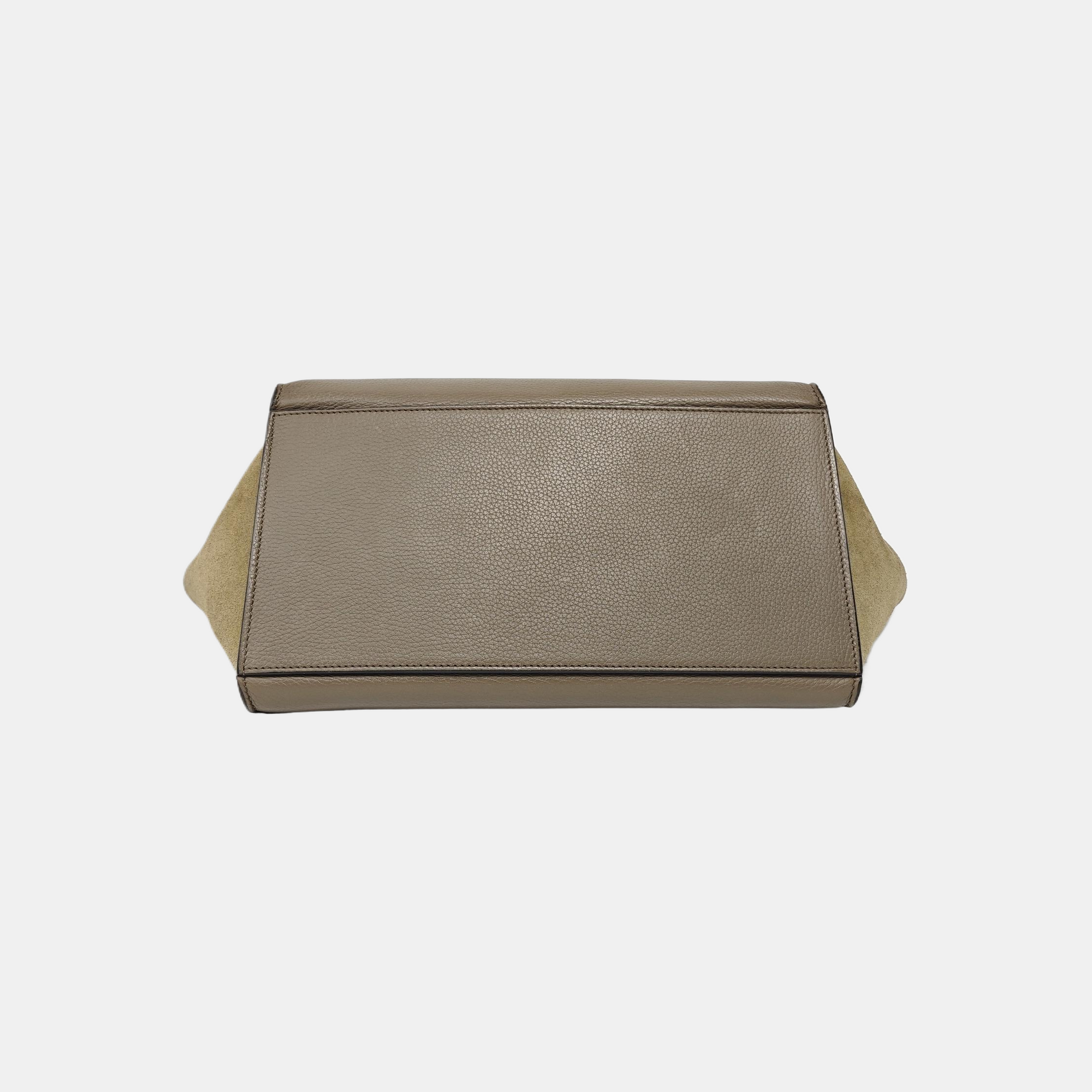 TRAPEZE Small Calfskin Gray