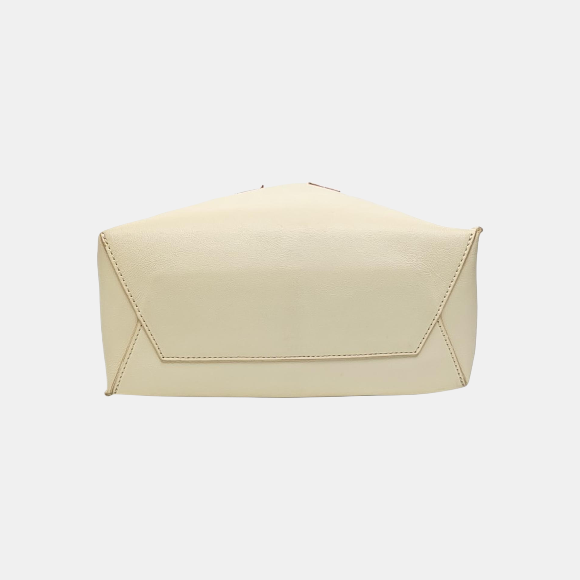 Calfskin Shoulder Bag Small White