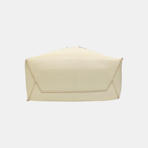 Calfskin Shoulder Bag Small White