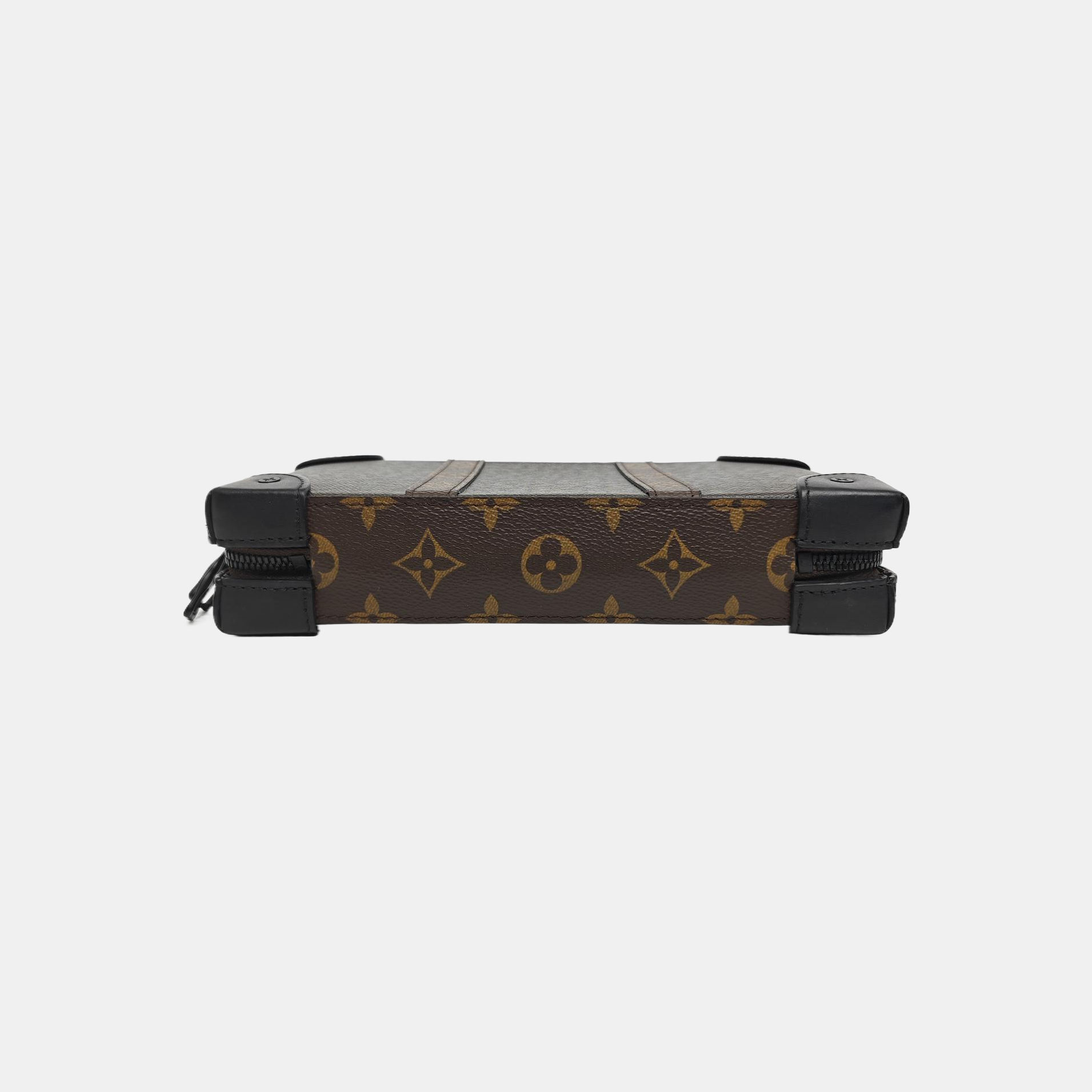 WALLET TRUNK Monogram Calfskin Gray