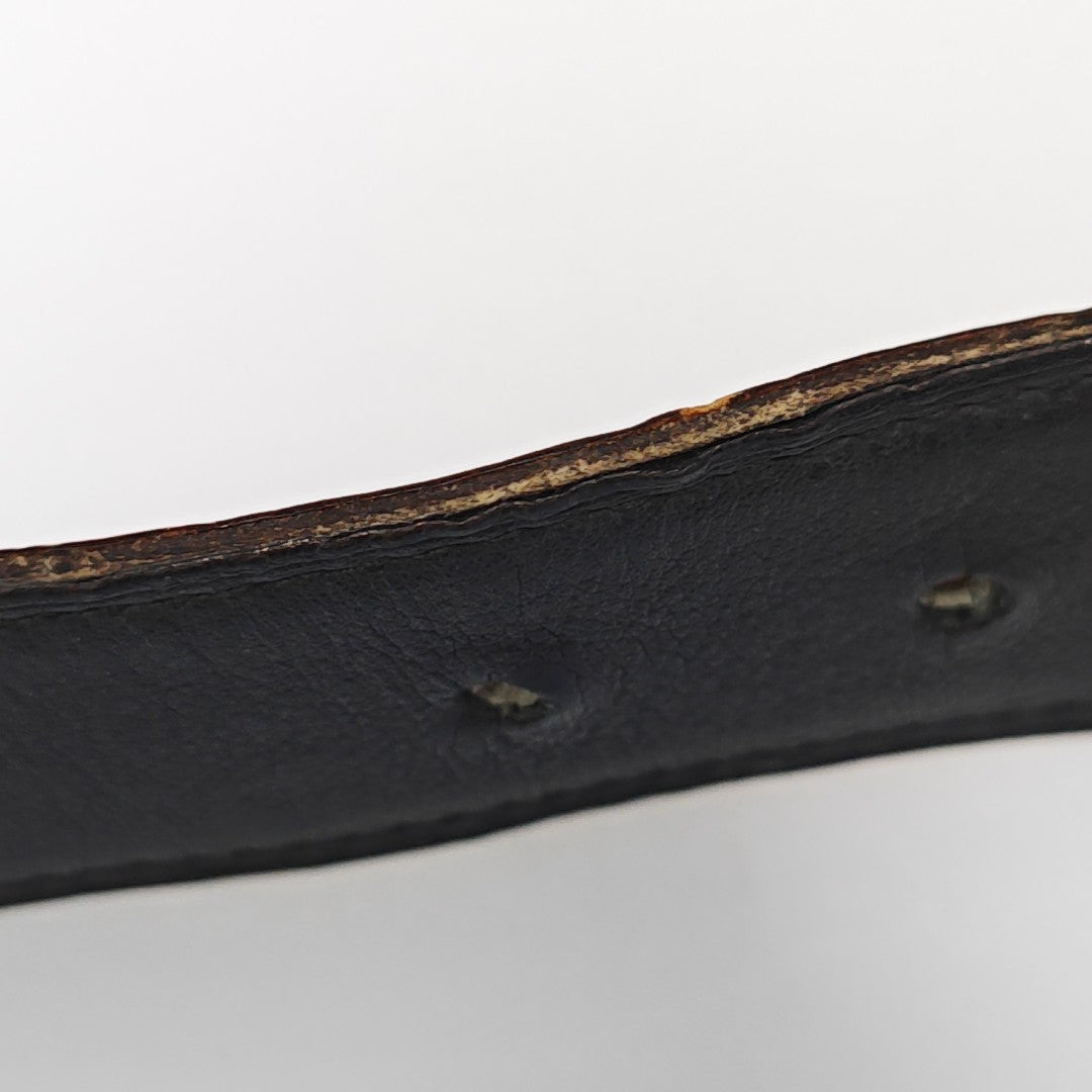 Leather Belt Orange