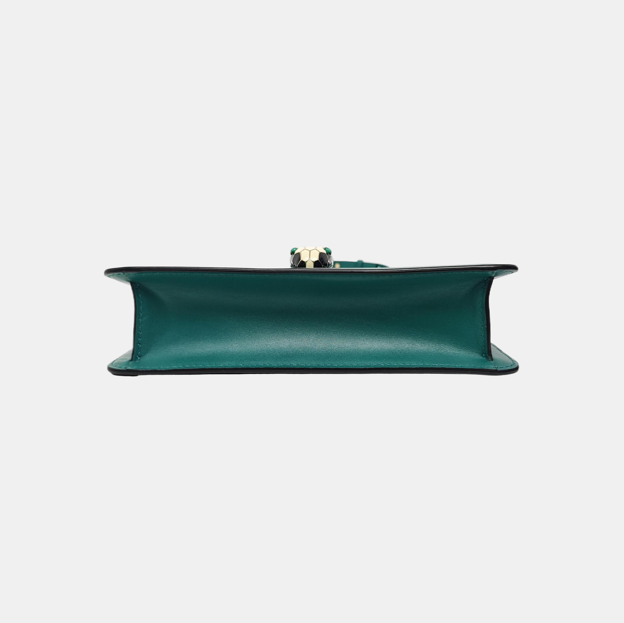 SERPENTI FOREVER Small Calfskin Green