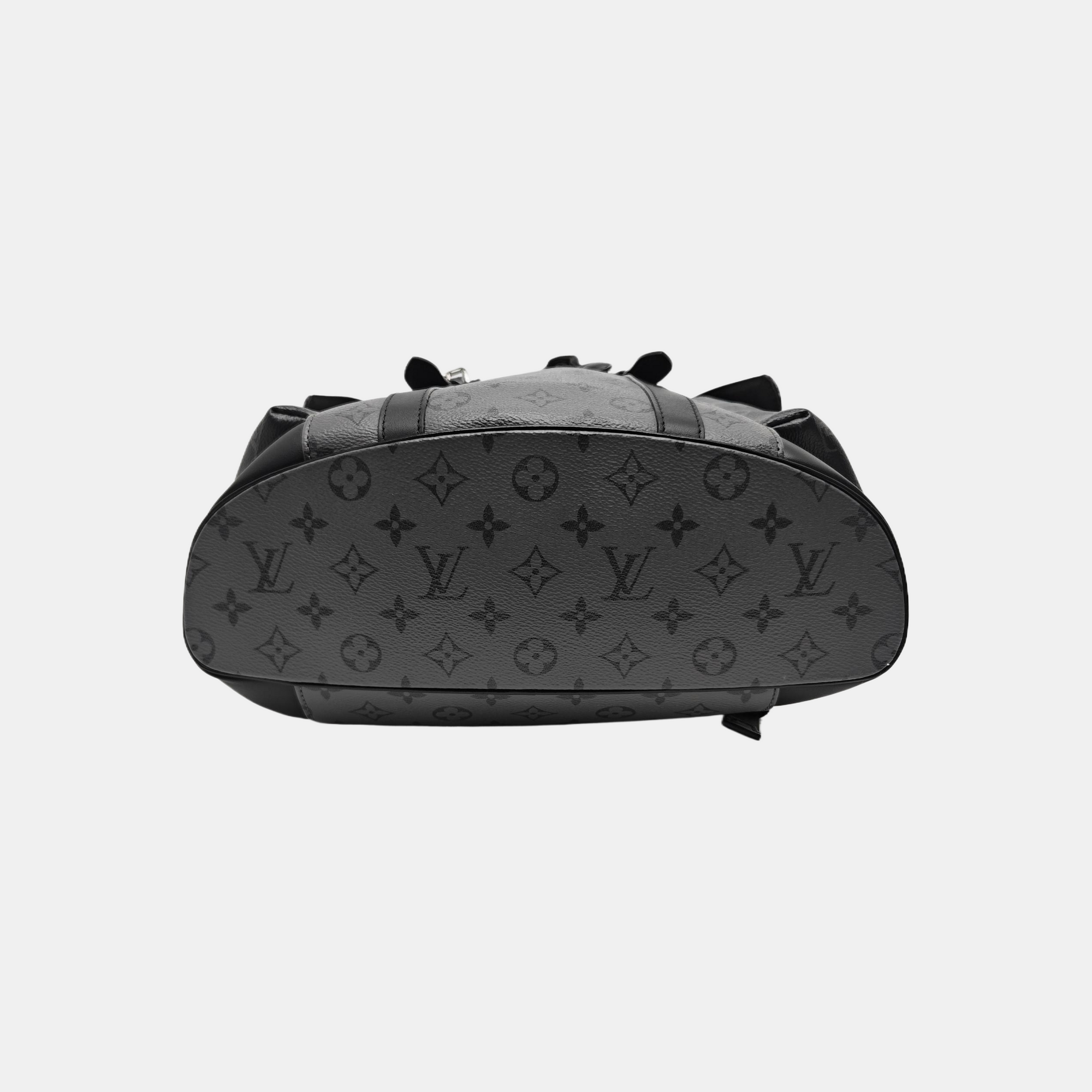 CHRISTOPHER Monogram Coated Canvas Gray