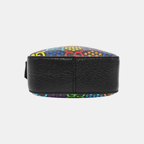 Psychedelic Monogram Coated Canvas Black