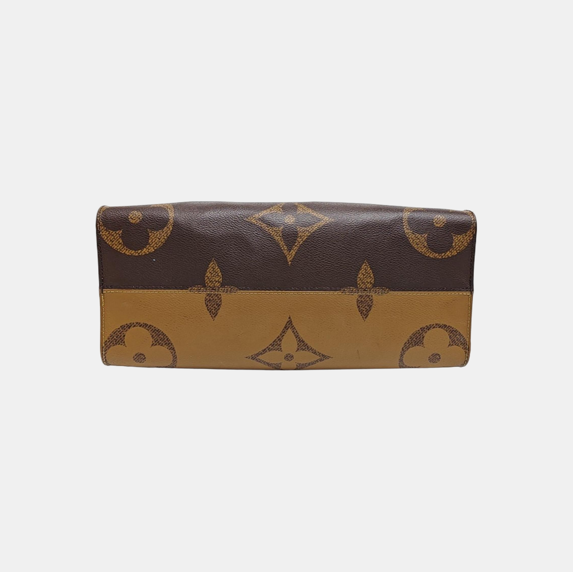 ONTHEGO MM Monogram Coated Canvas Brown