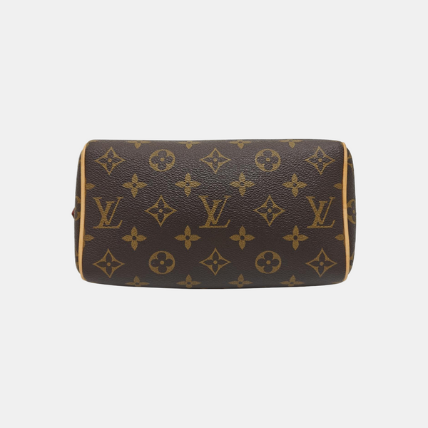 SPEEDY 20 Monogram Coated Canvas Brown