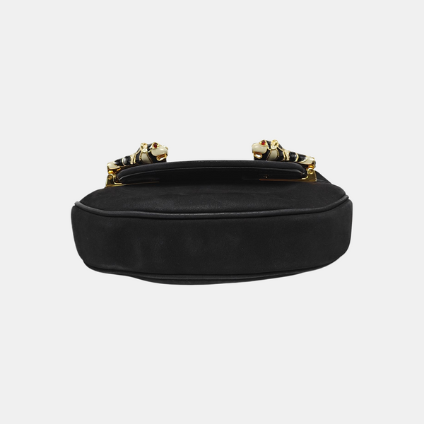 Nubuck Tigrette Leather Black