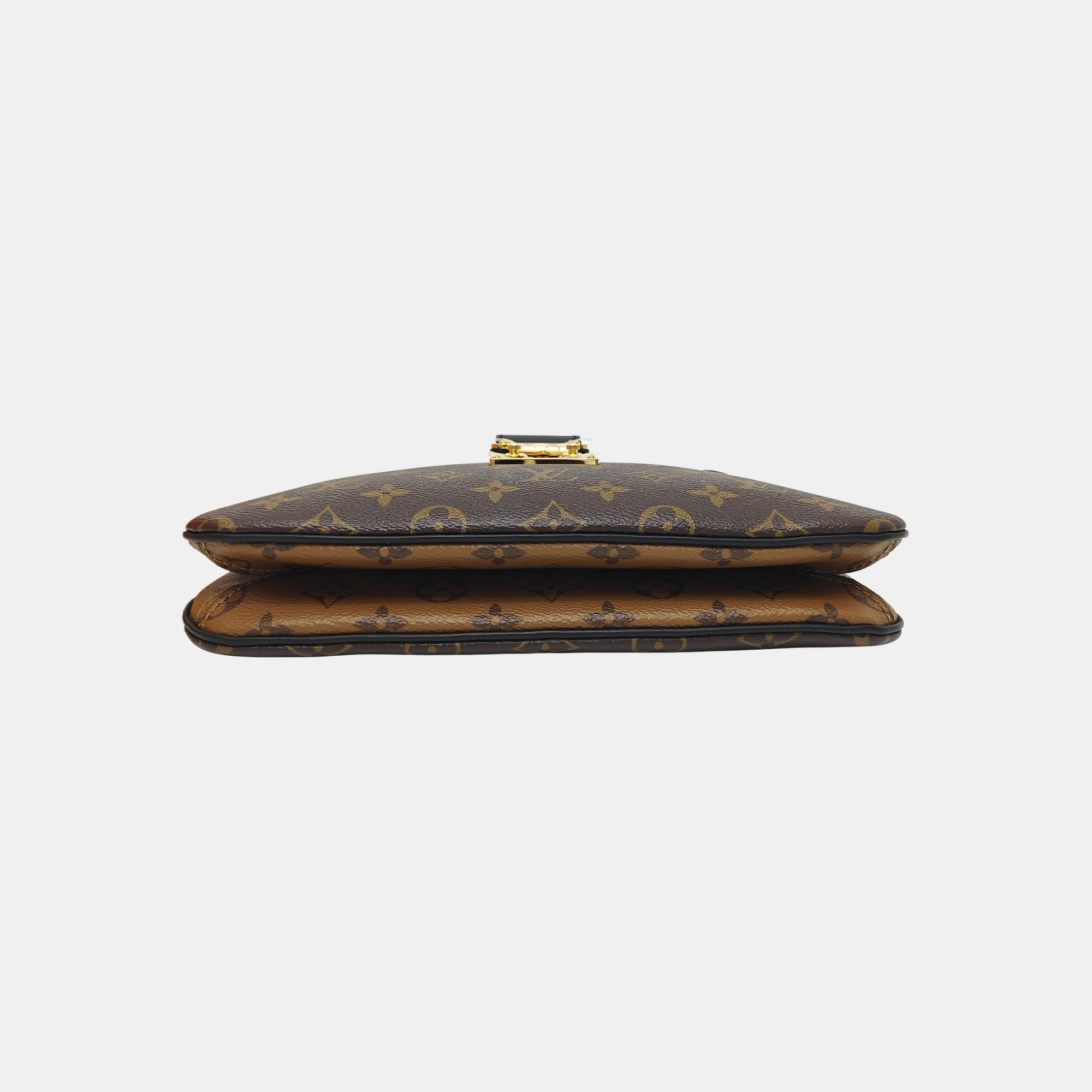 TWINNY Monogram Coated Canvas Brown