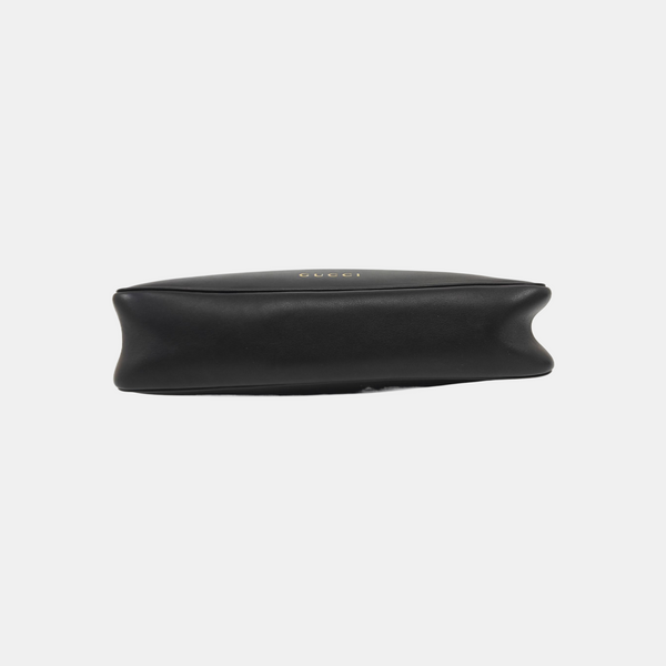GG Emblem Medium Calfskin Black