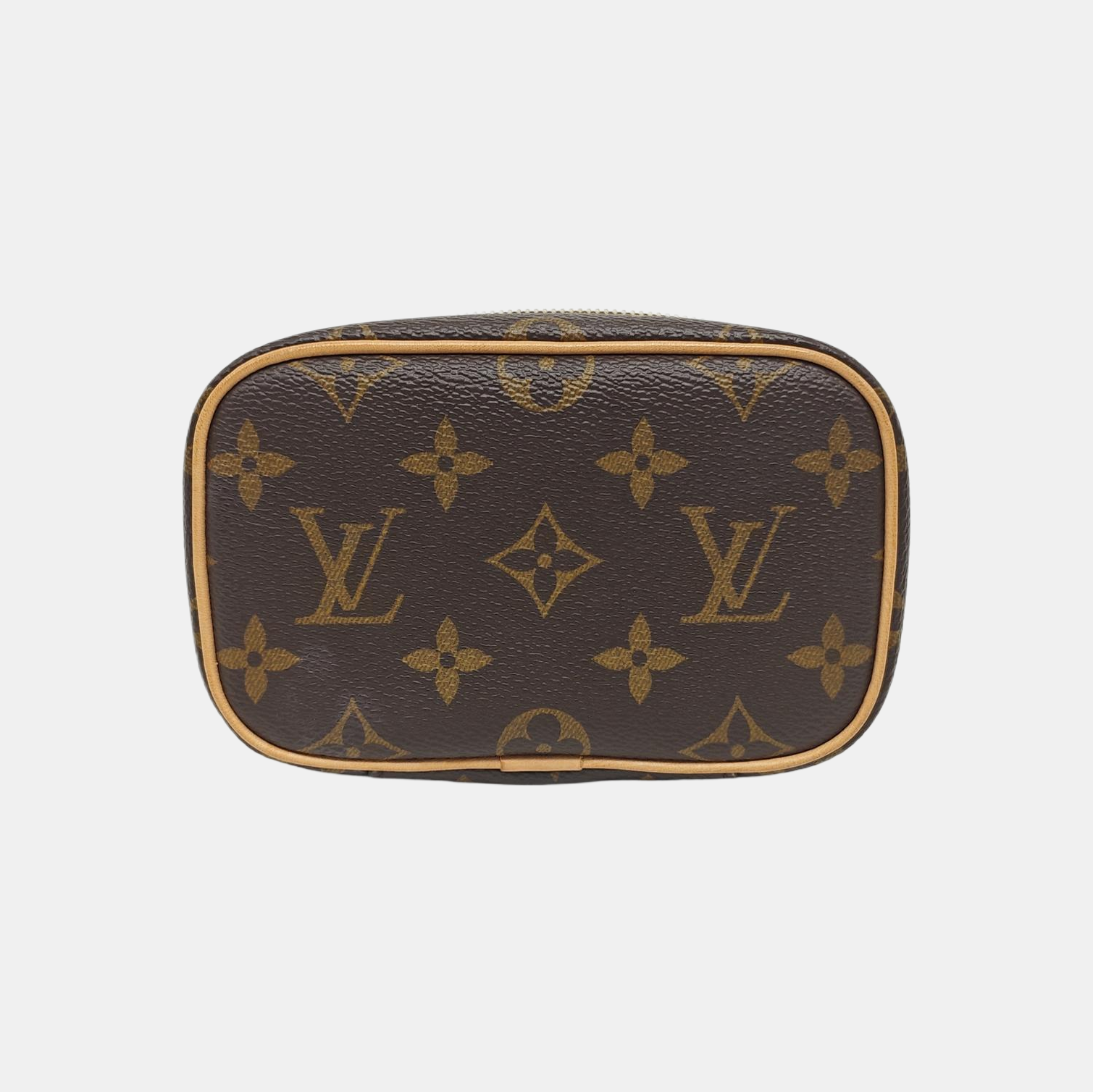 NICE Super Mini Monogram Coated Canvas Brown