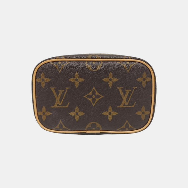 NICE Super Mini Monogram Coated Canvas Brown