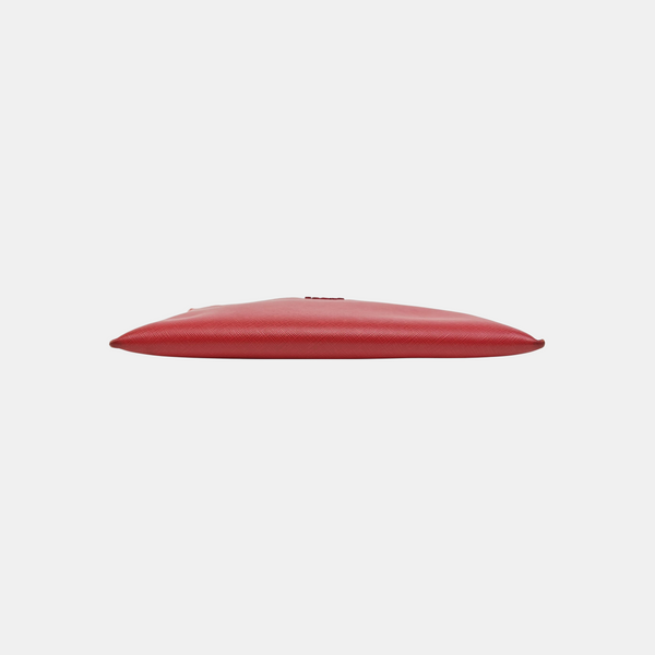 Calfskin Clutch Red