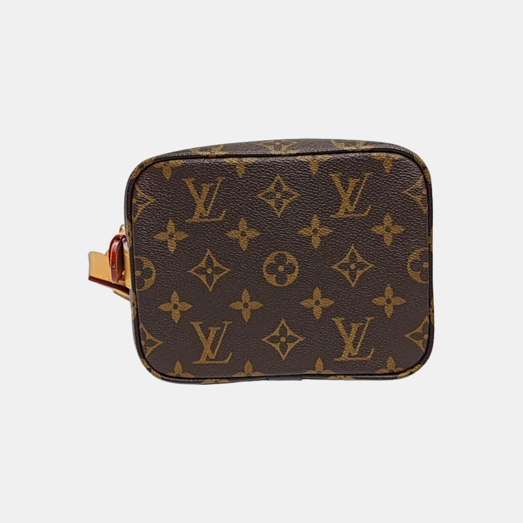 ALL IN BB Monogram Coated Canvas Brown