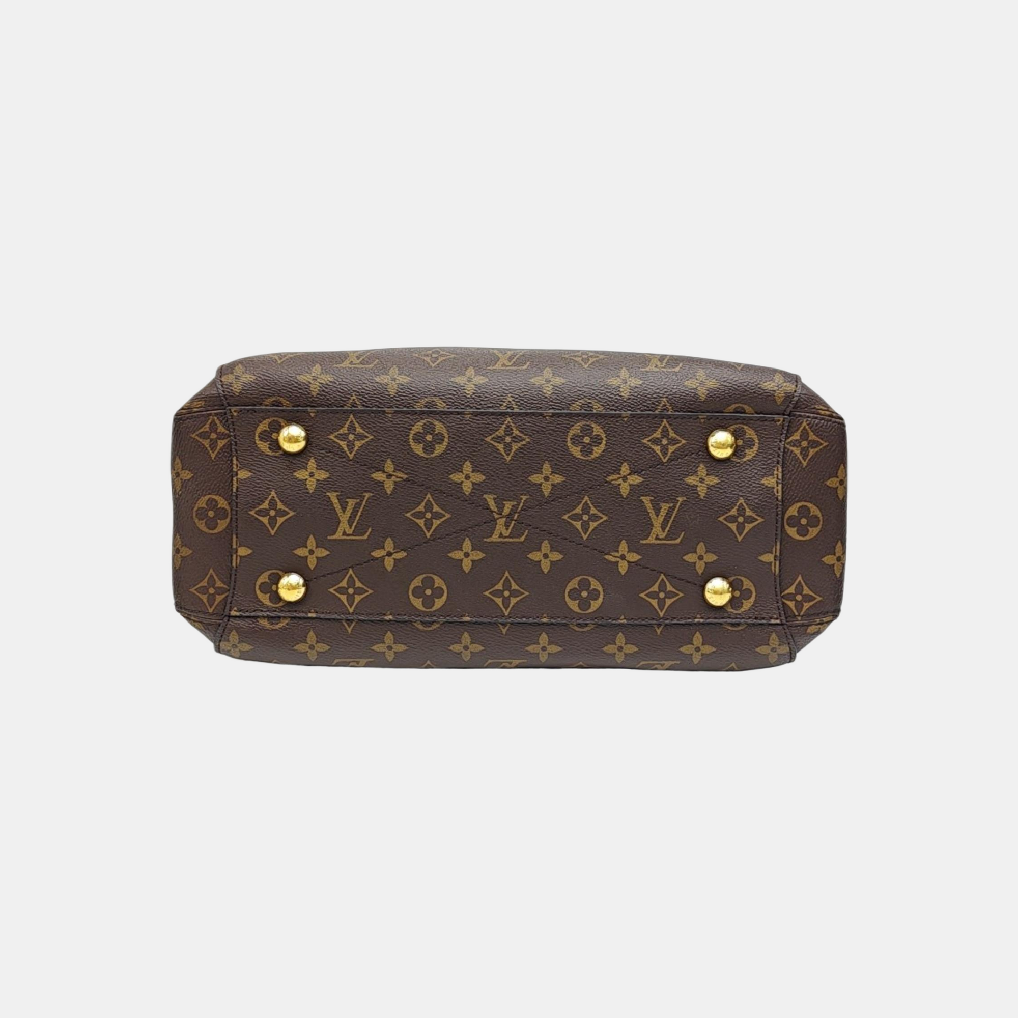 MONTAIGNE Monogram Coated Canvas Brown